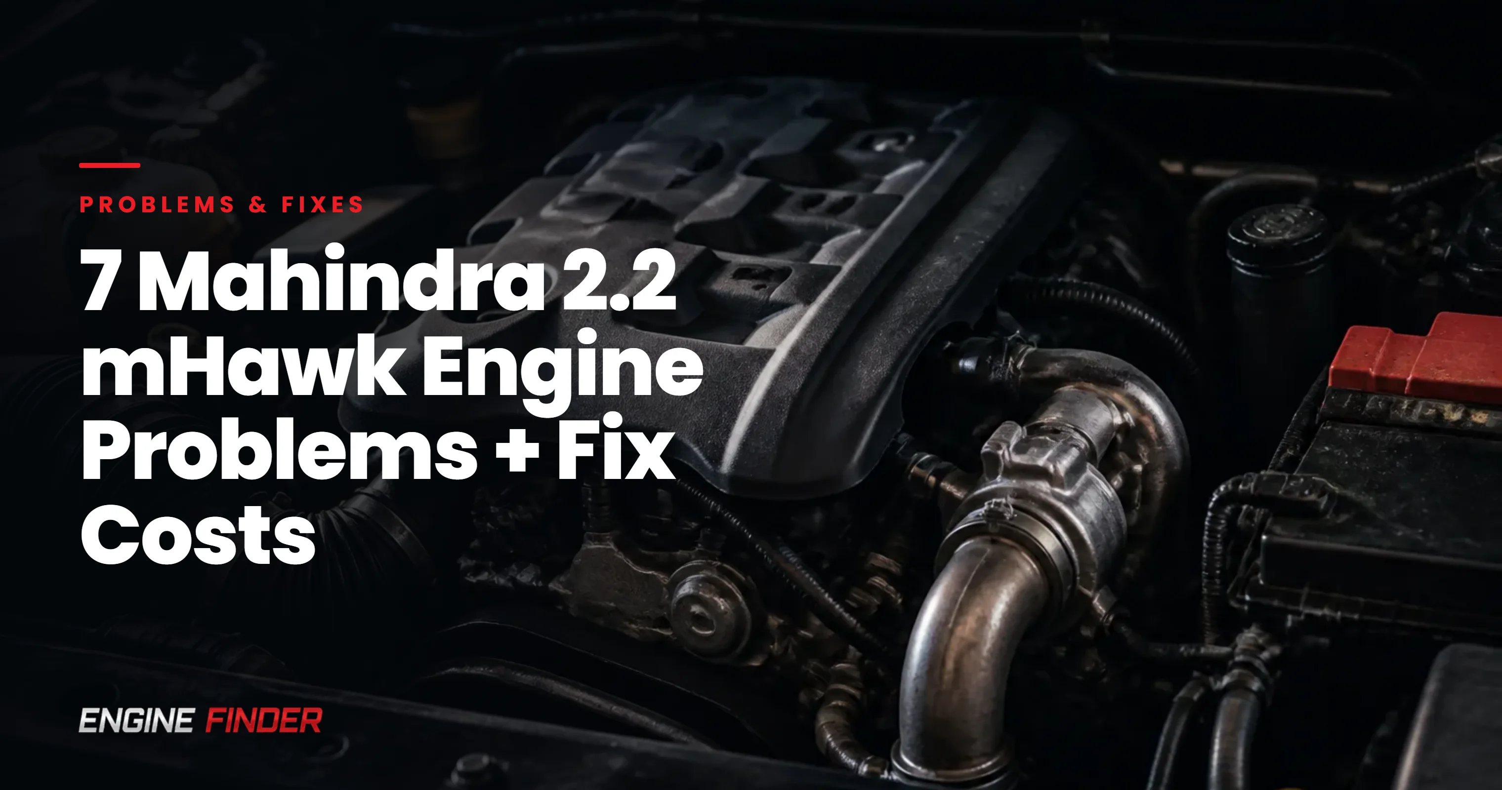7 Mahindra 2.2 mHawk Engine Problems + Fix Costs