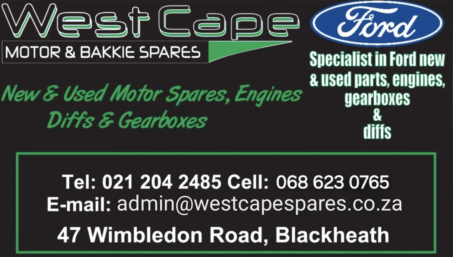 West Cape Motor & Bakkie Spares