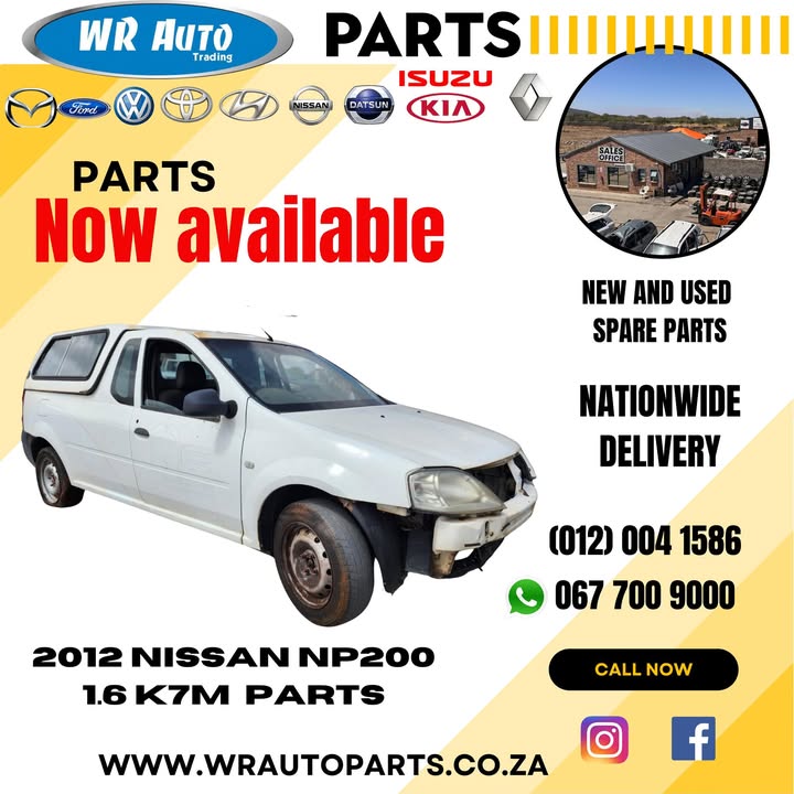2012 Nissan NP200  Stripping For Spares