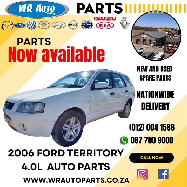 2006 Ford Territory  Stripping For Spares