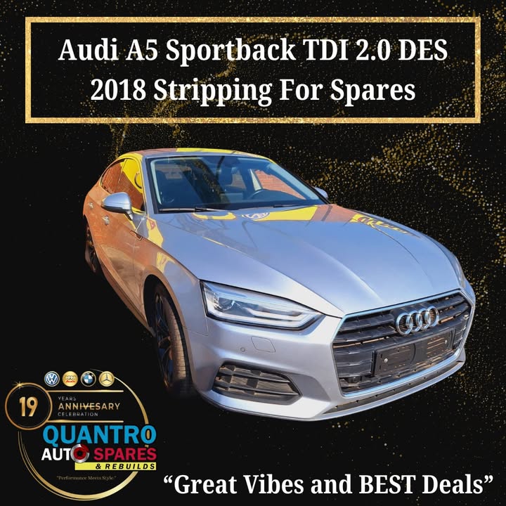 2018 Audi A5 Sportback  Stripping For Spares