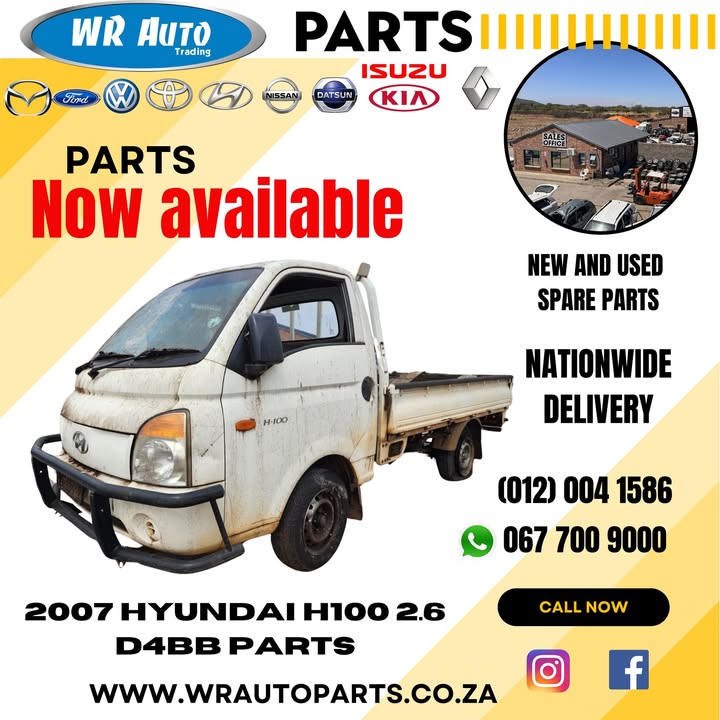 2007 Hyundai H100  Stripping For Spares