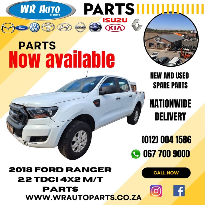 2018 Ford Ranger  Stripping For Spares