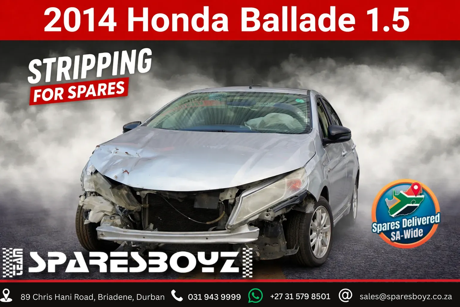 2014 Honda Ballade L15Z1 view 1