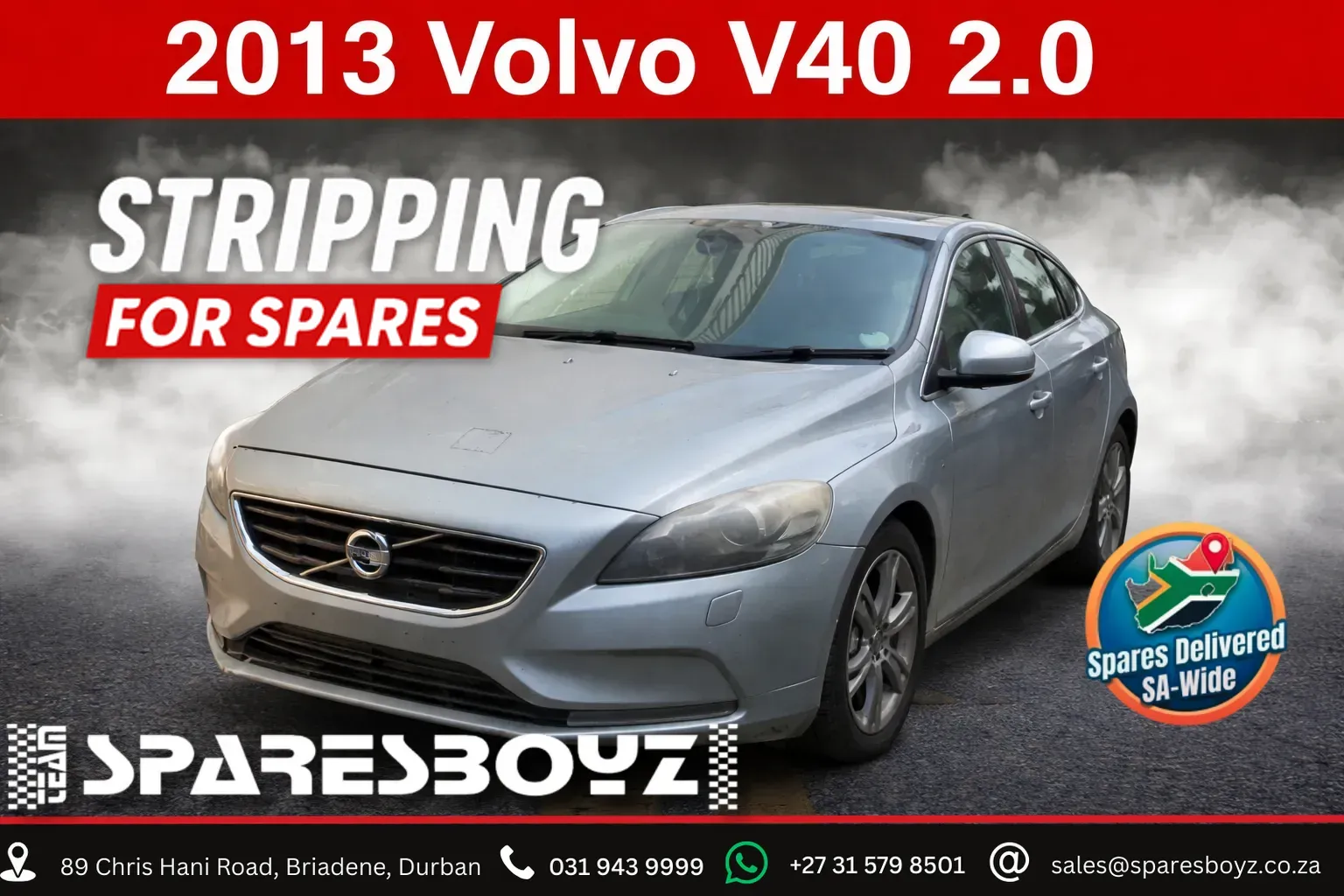 2013 Volvo V40 D5204T view 1