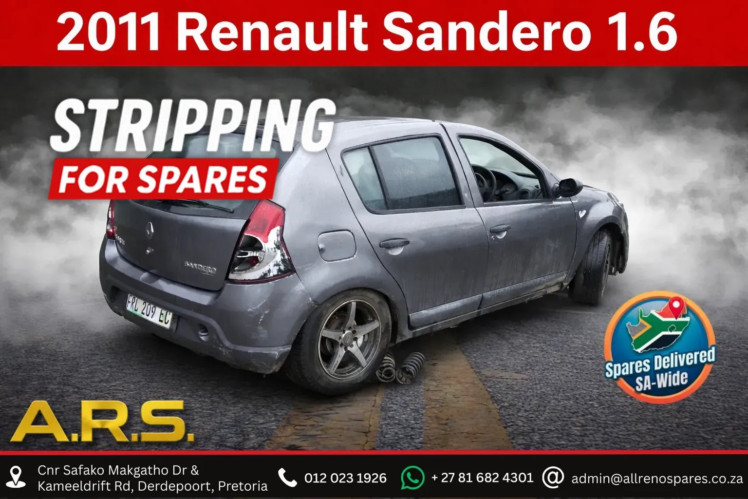 2011 Renault Sandero K7NF710UF67556 view 1