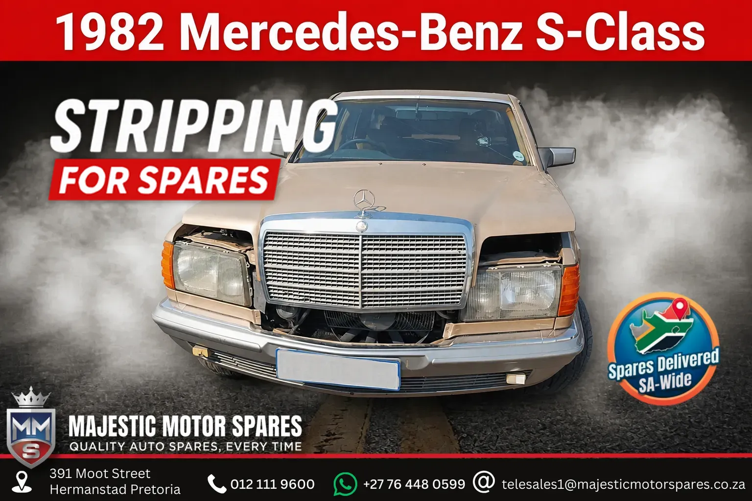 1982 Mercedes-Benz S-Class M116 view 1