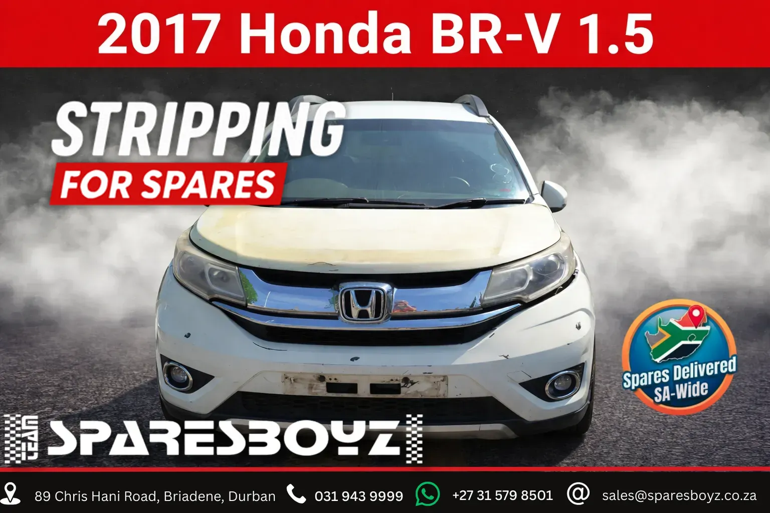 2017 Honda BR-V L15Z1 view 1