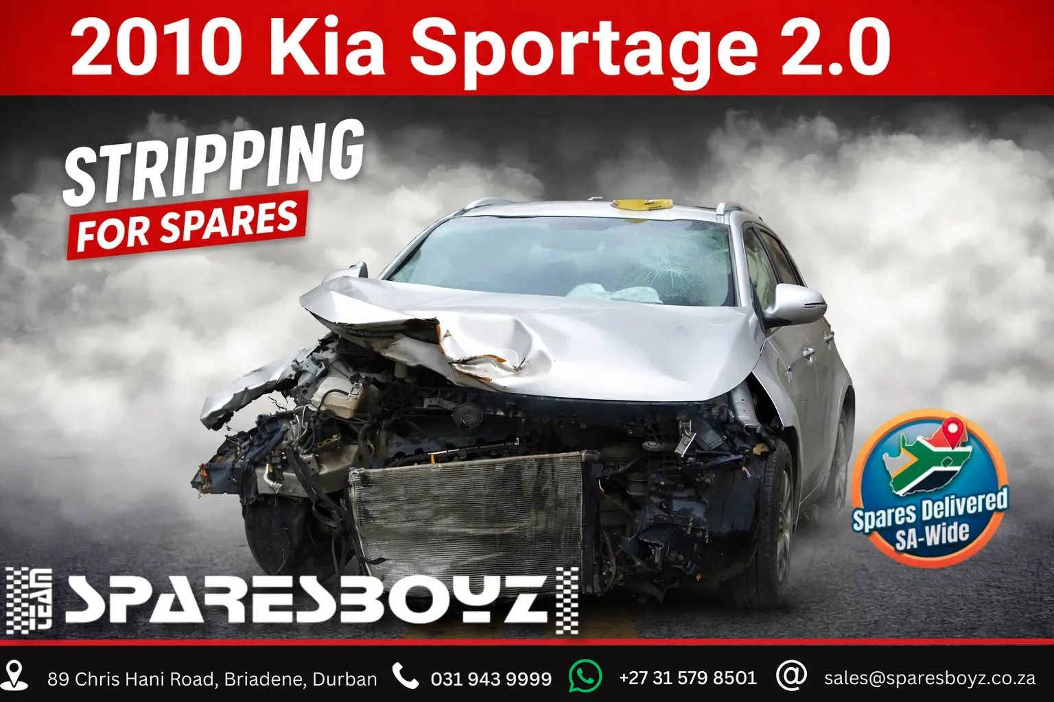 2010 Kia Sportage stripping for spares - quality used parts available
