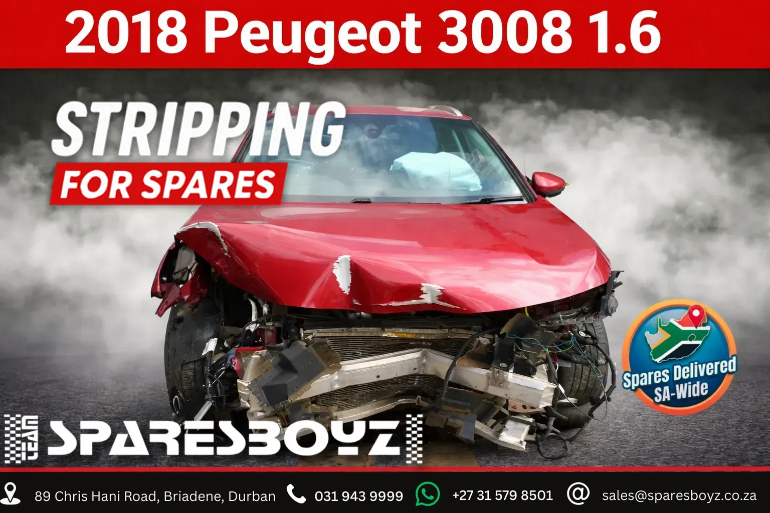 2018 Peugeot 3008 10FJ view 1