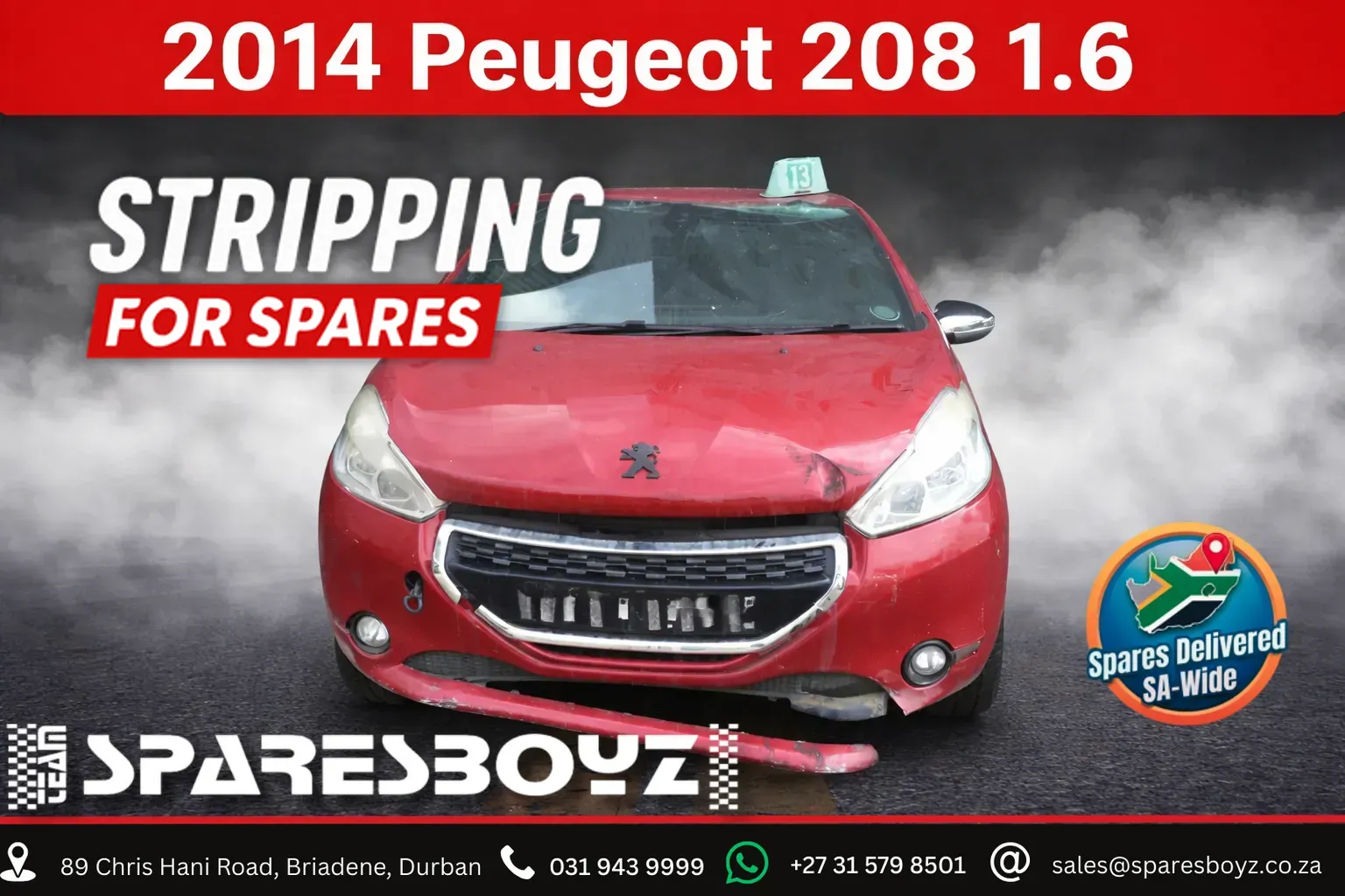 2014 Peugeot 208 10FK view 1