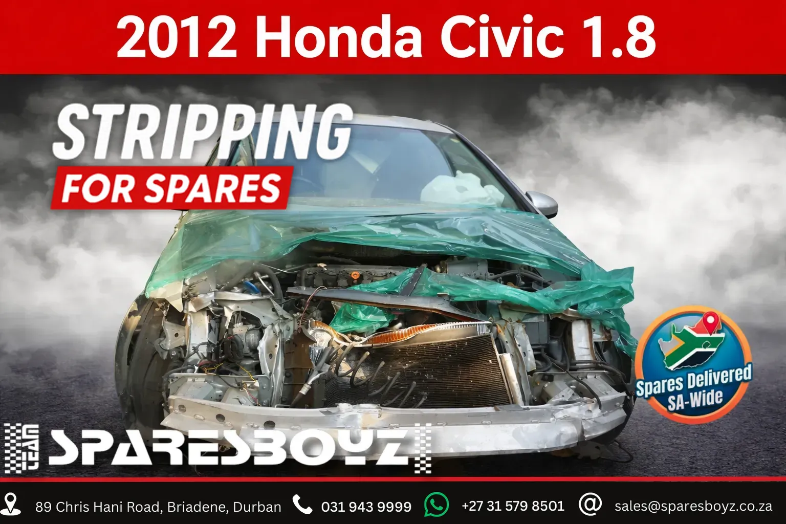 2012 Honda Civic R18Z4 view 1