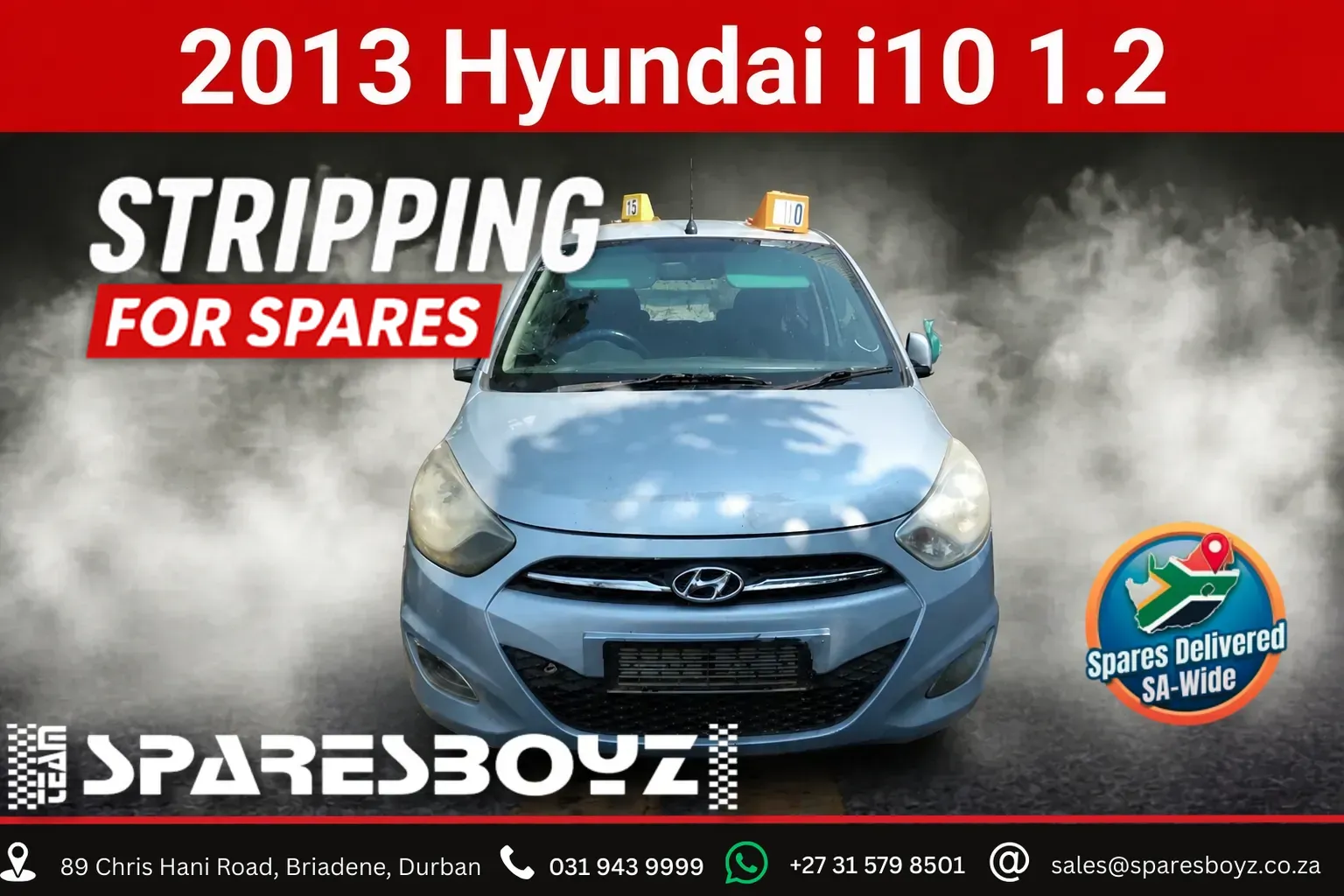 2013 Hyundai i10 G4LA view 1