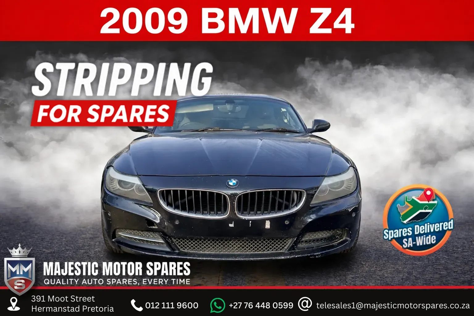 2009 BMW Z4 N52N view 1