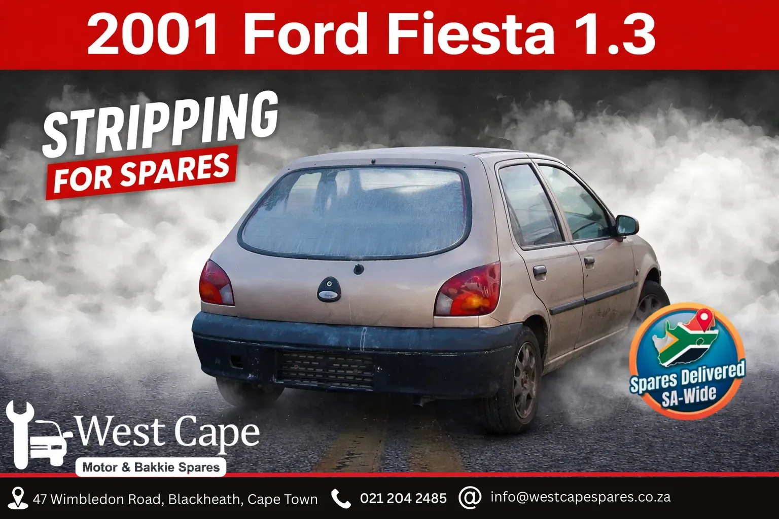 2001 Ford Fiesta stripping for spares - quality used parts available