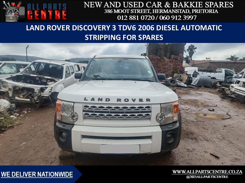 2006 Land Rover Discovery 3  Stripping For Spares