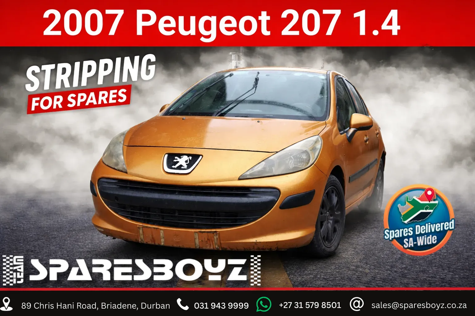 2007 Peugeot 207 10FE view 1