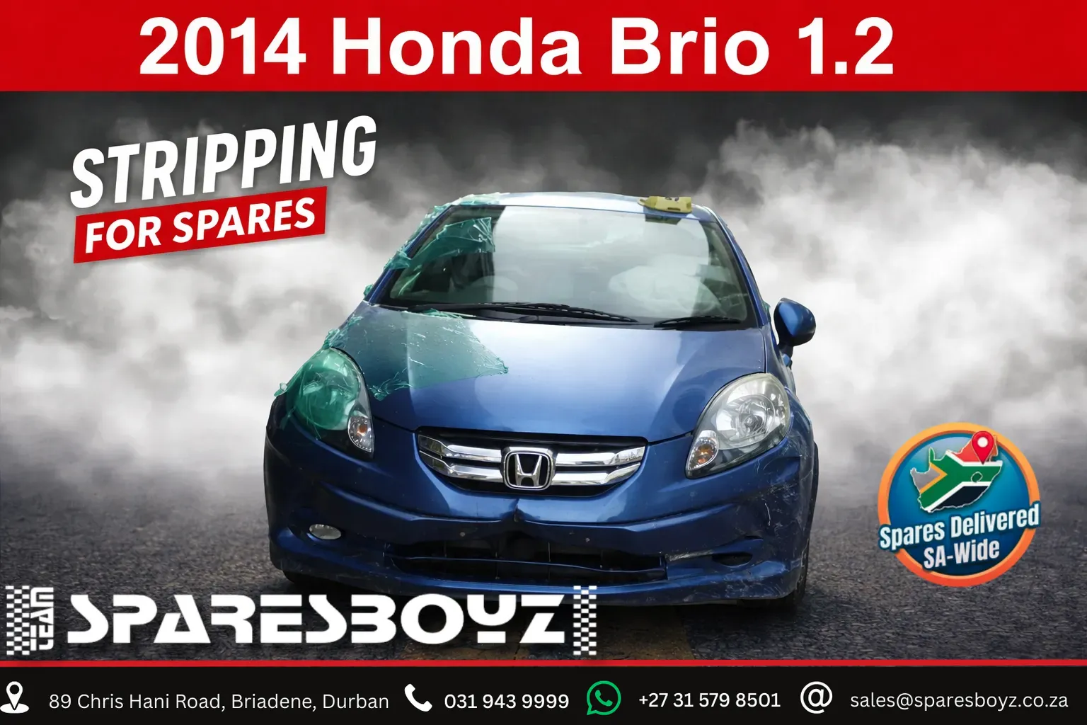 2014 Honda Brio L12B3 view 1