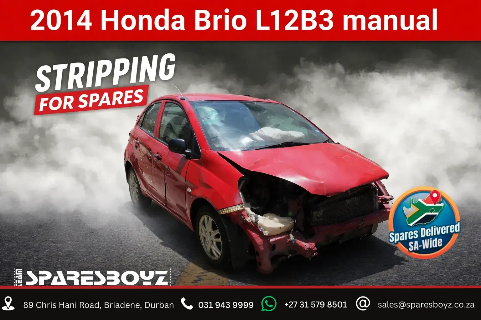 2014 Honda Brio L12B3 view 1