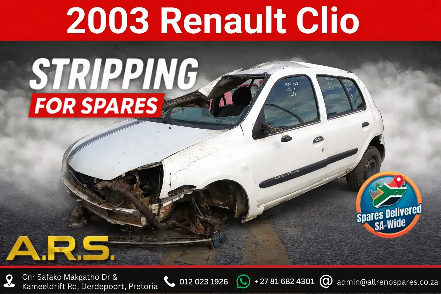 2003 Renault Clio VF1BB2VE532086068 view 1