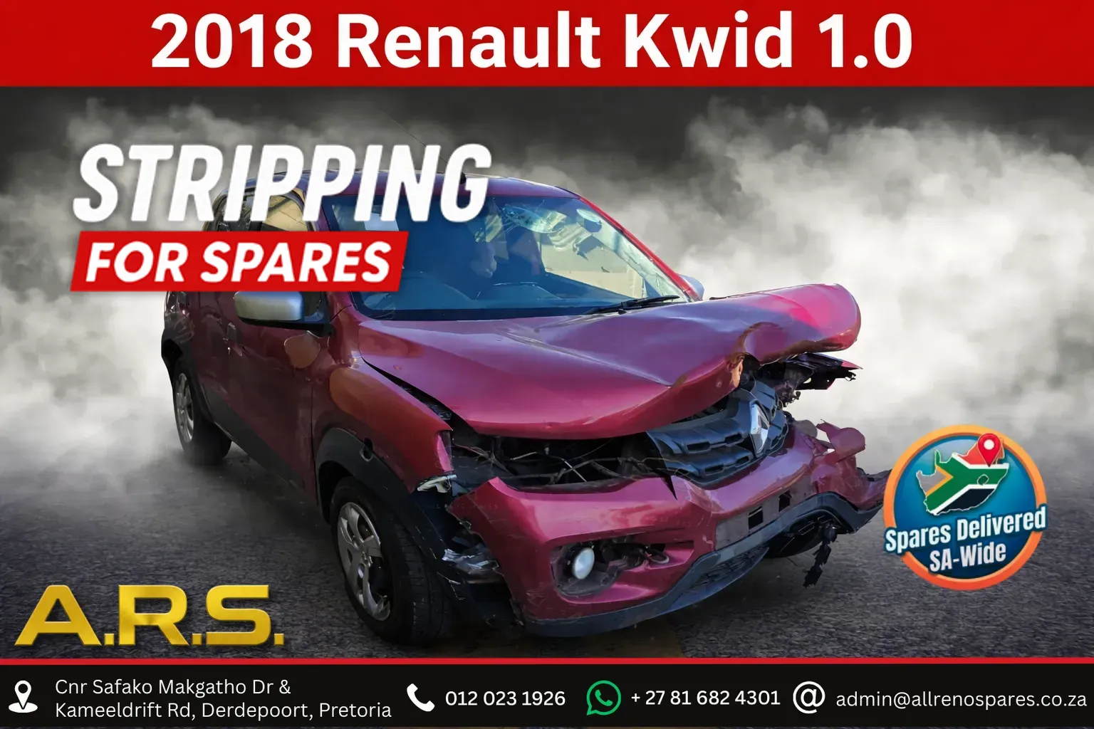 2018 Renault Kwid B4DA404E128123 view 1