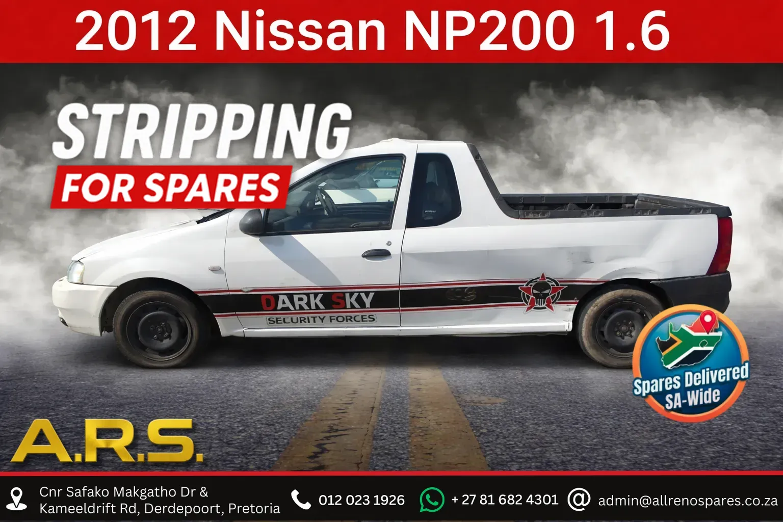 2012 Nissan NP200 K7MF710UJ19519 view 1