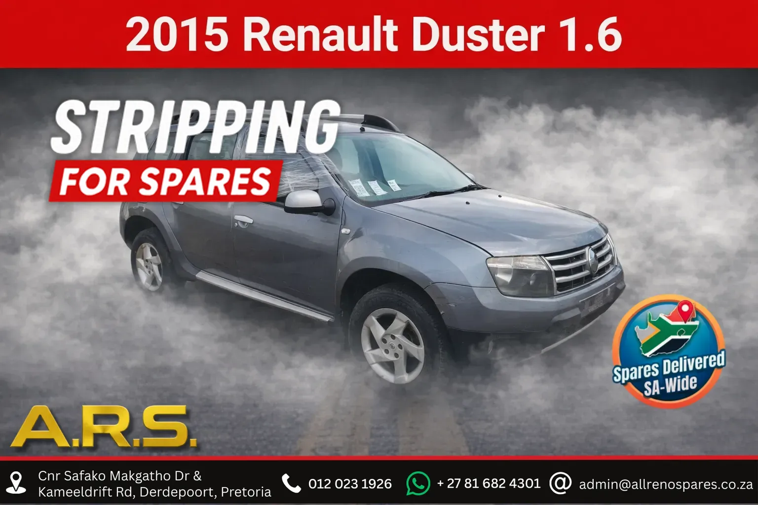 2015 Renault Duster K9KJ886D046589 view 1