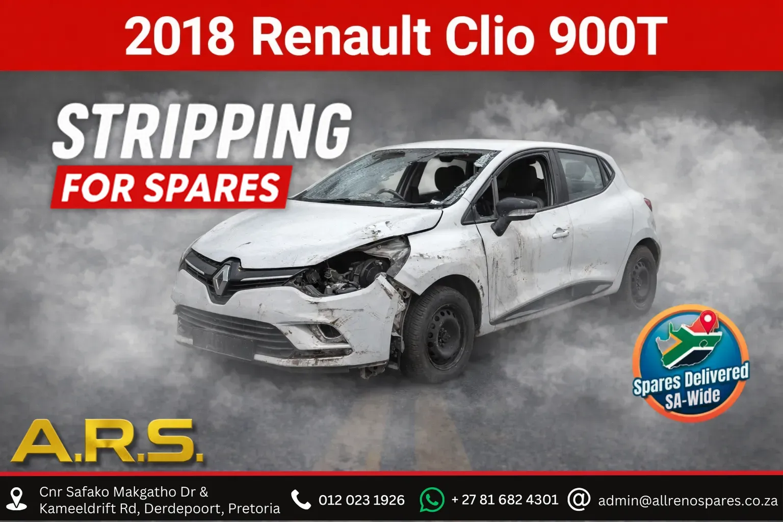 2018 Renault Clio H4BB408U235677 view 1