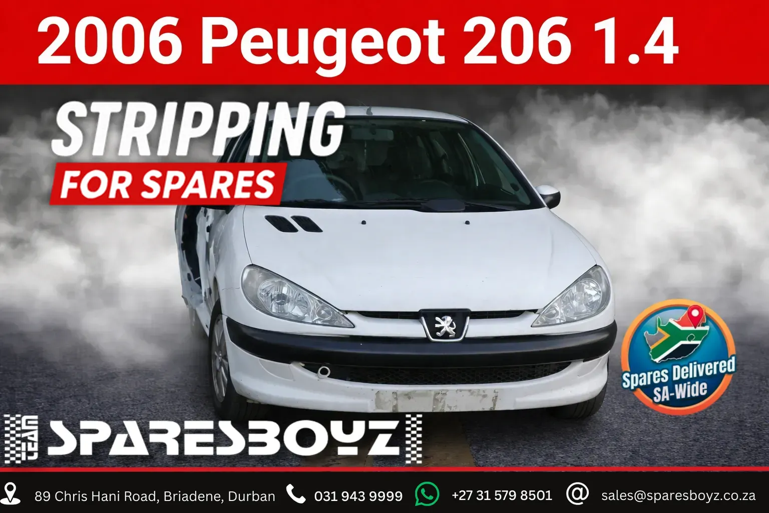 2006 Peugeot 206 10FS view 1