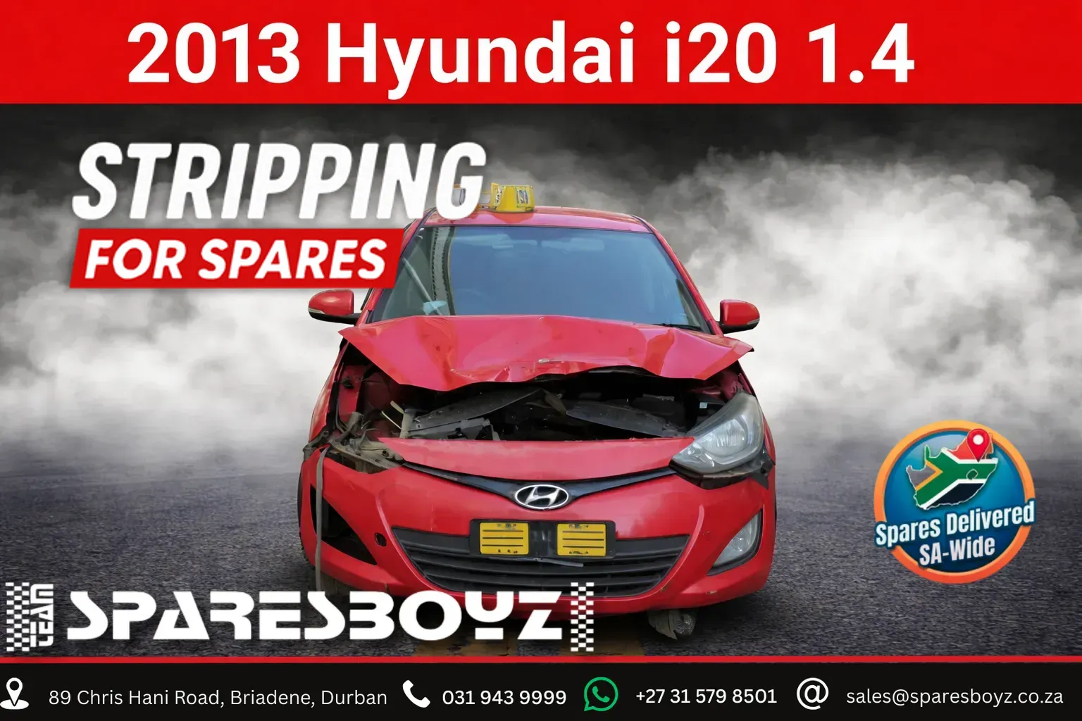2013 Hyundai i20 G4FA view 1