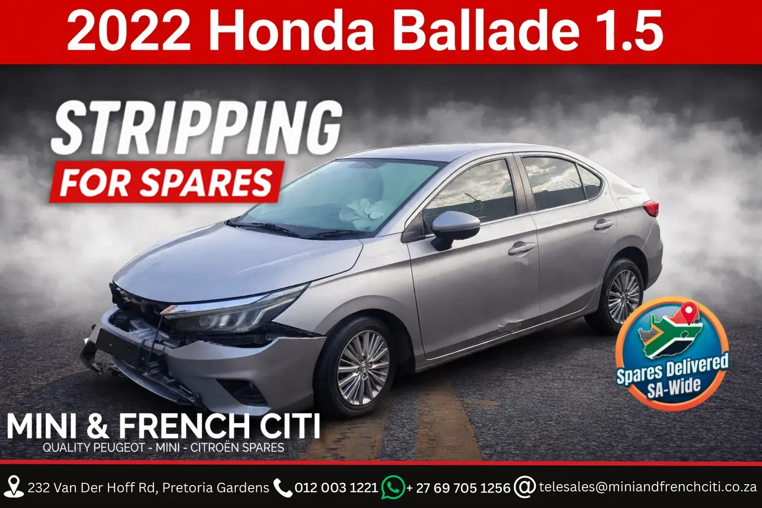 2022 Honda Ballade L15DZ view 1