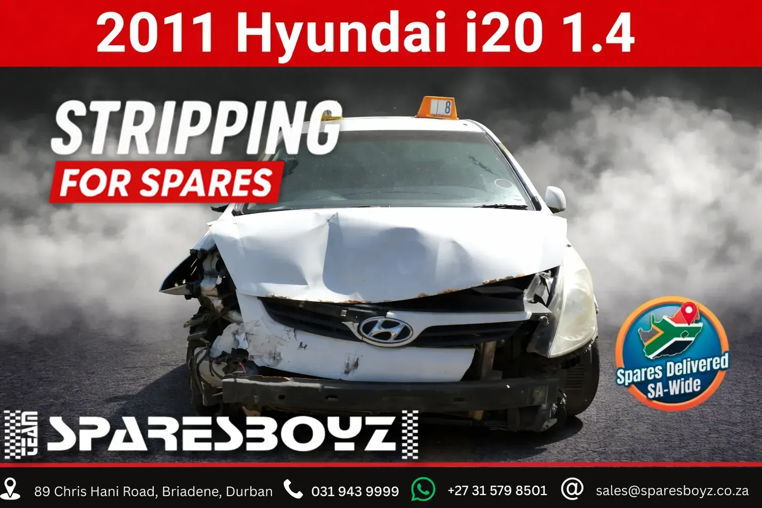 2011 Hyundai i20 G4FA view 1