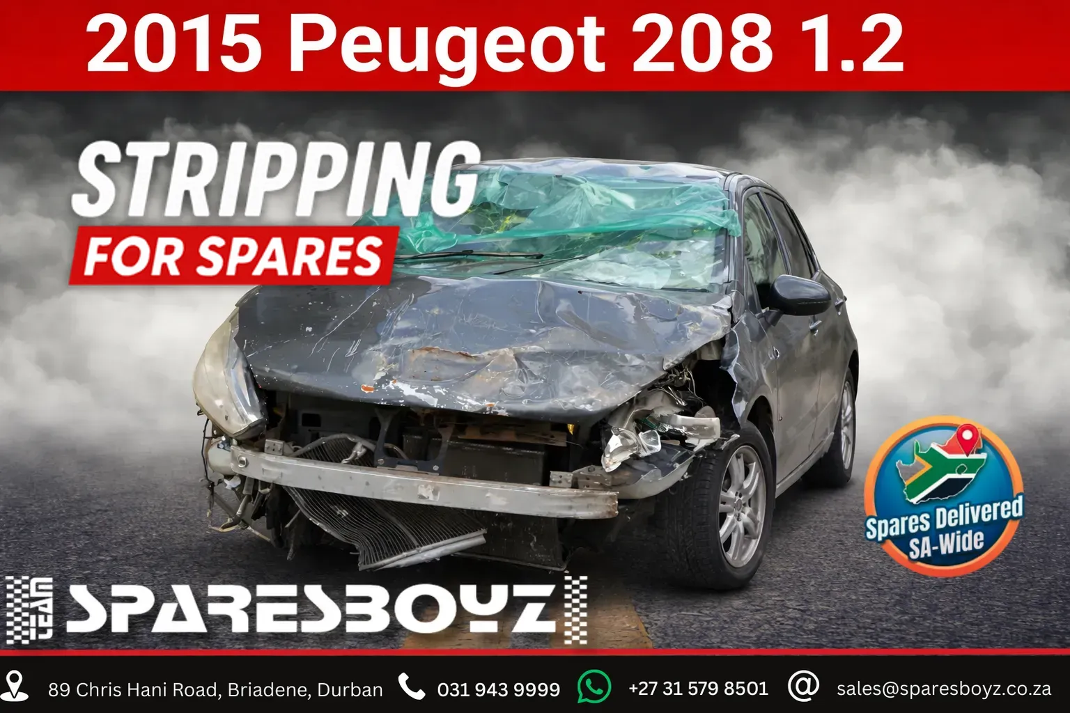2015 Peugeot 208 10B view 1