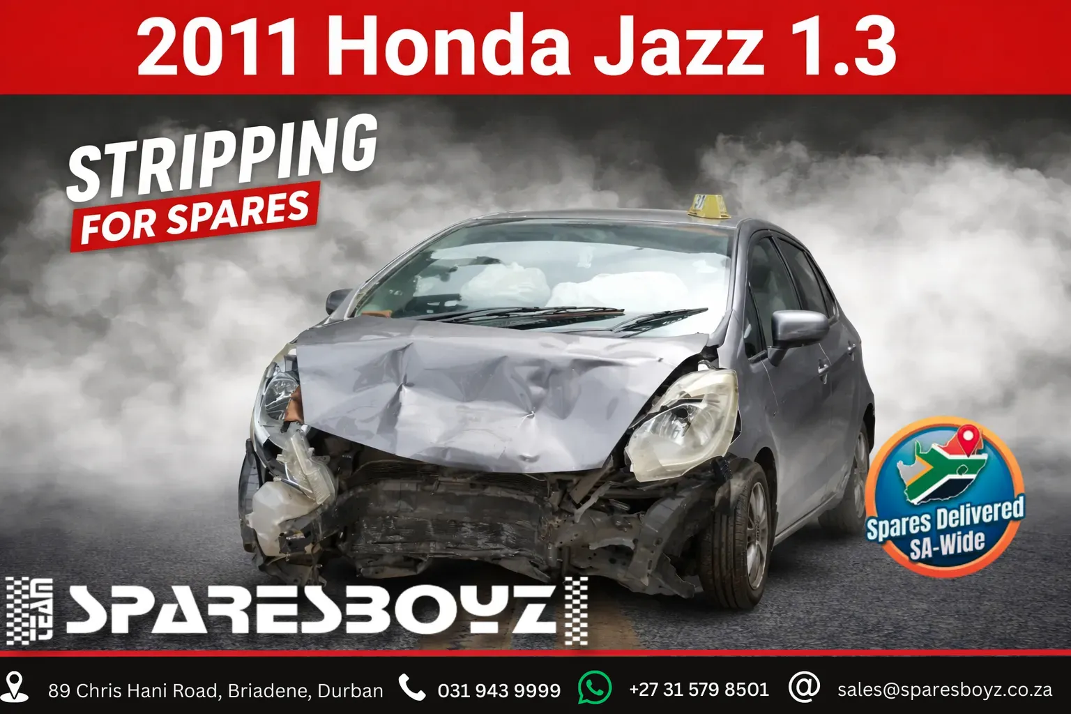 2011 Honda Jazz stripping for spares - quality used parts available