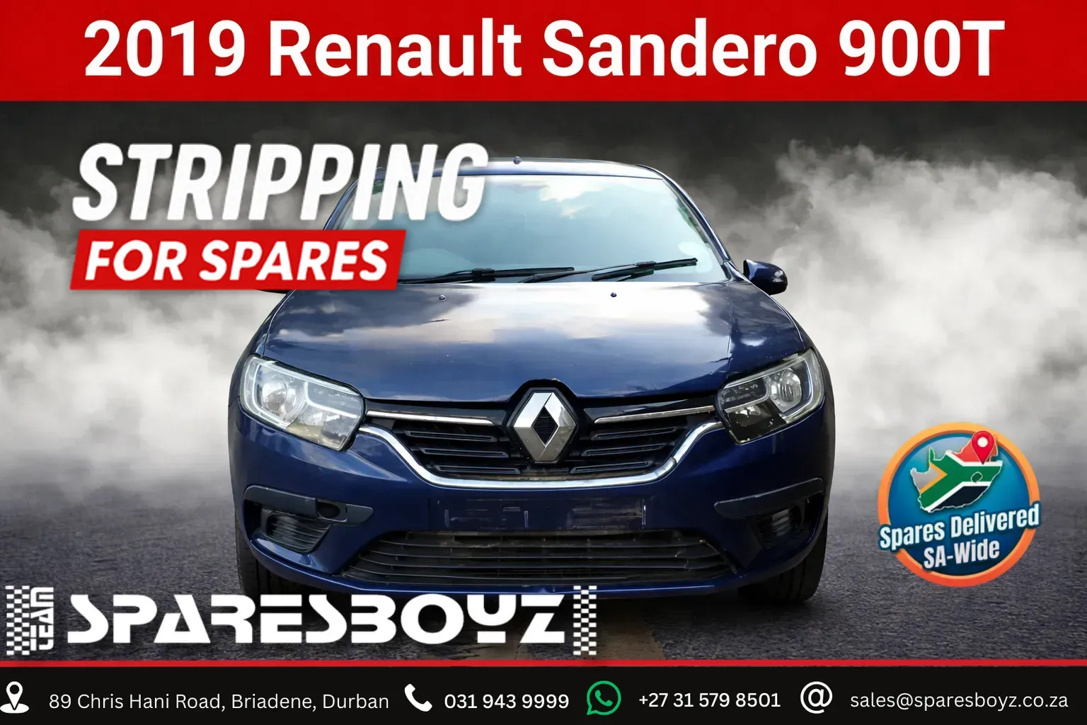 2019 Renault Sandero H4BA view 1
