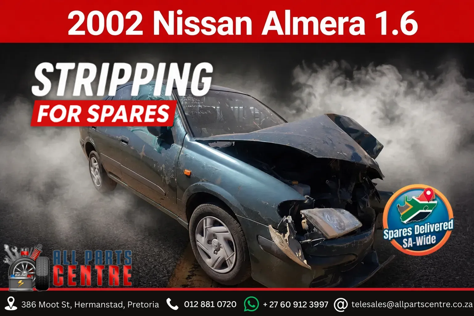 2002 Nissan Almera QG16 view 1