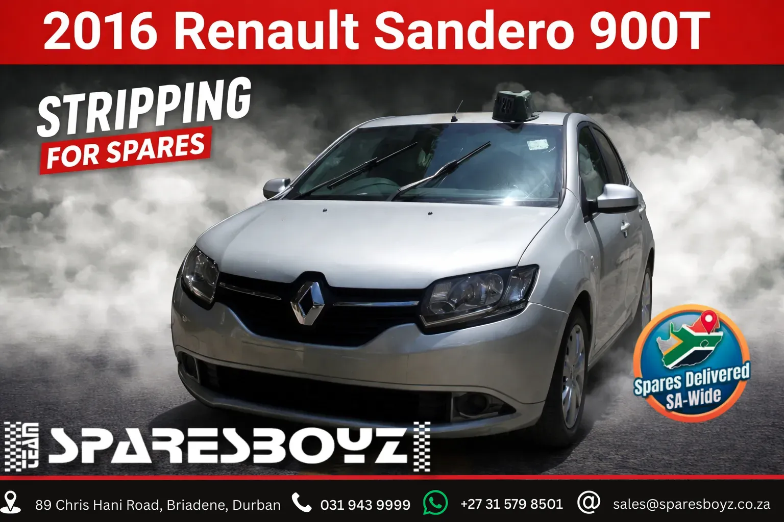 2016 Renault Sandero stripping for spares - quality used parts available