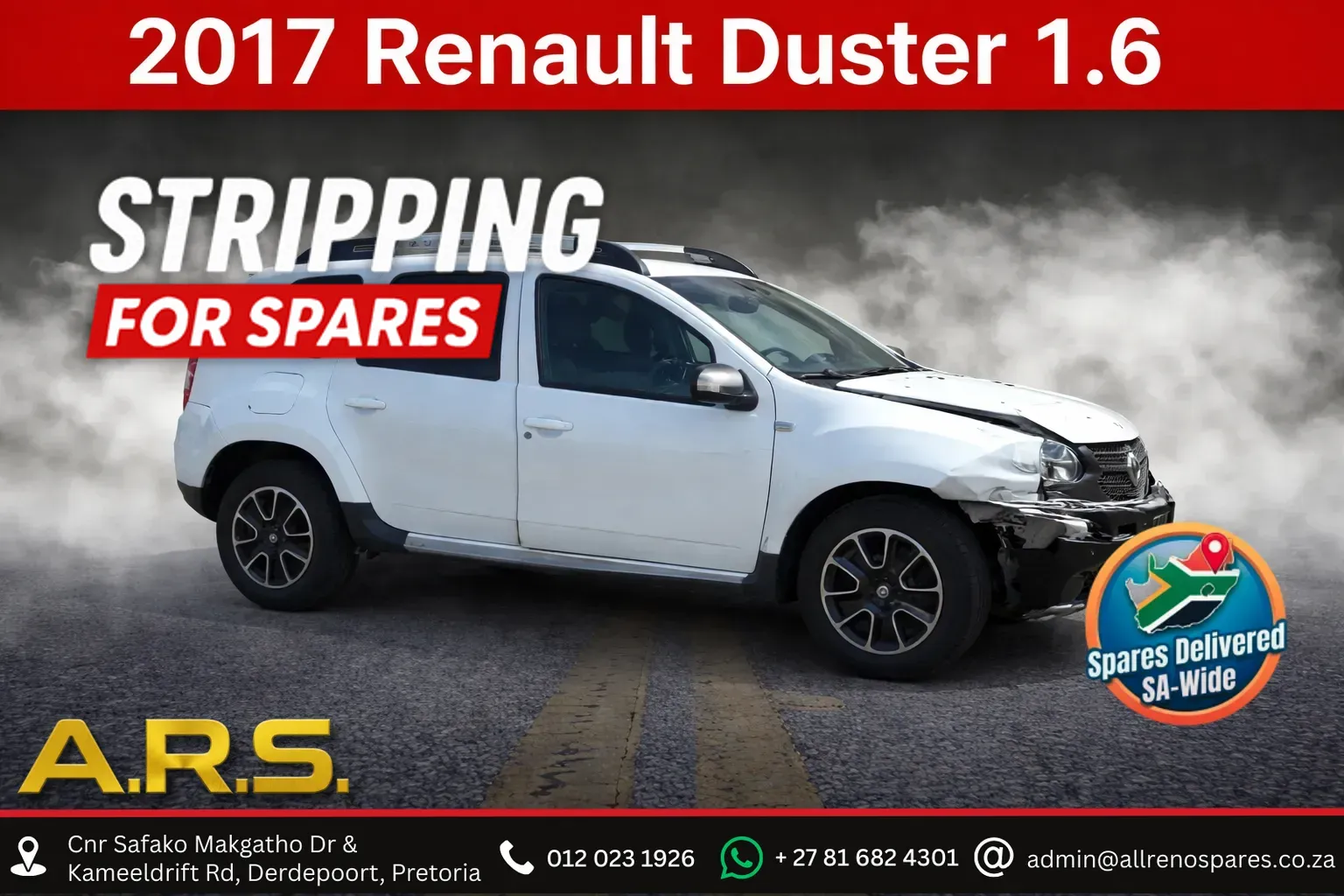 2017 Renault Duster K4M2842R026618 view 1