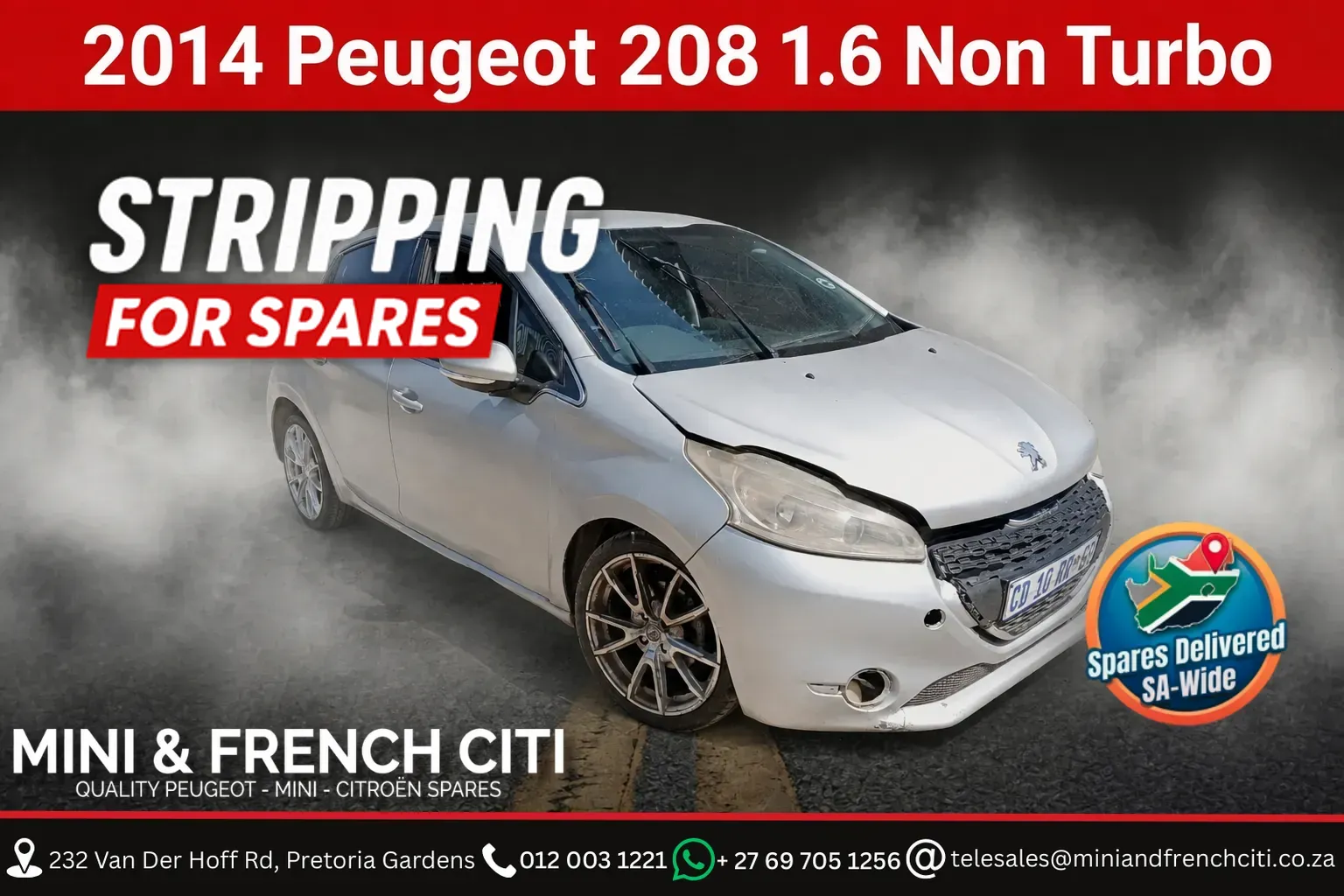 2014 Peugeot 208 N12 view 1