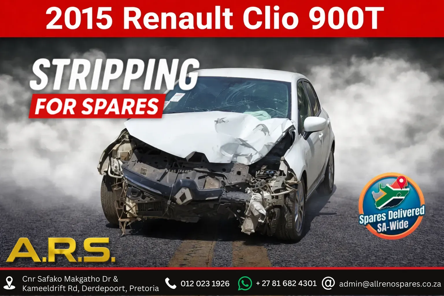 2015 Renault Clio H4BA400U281804 view 1