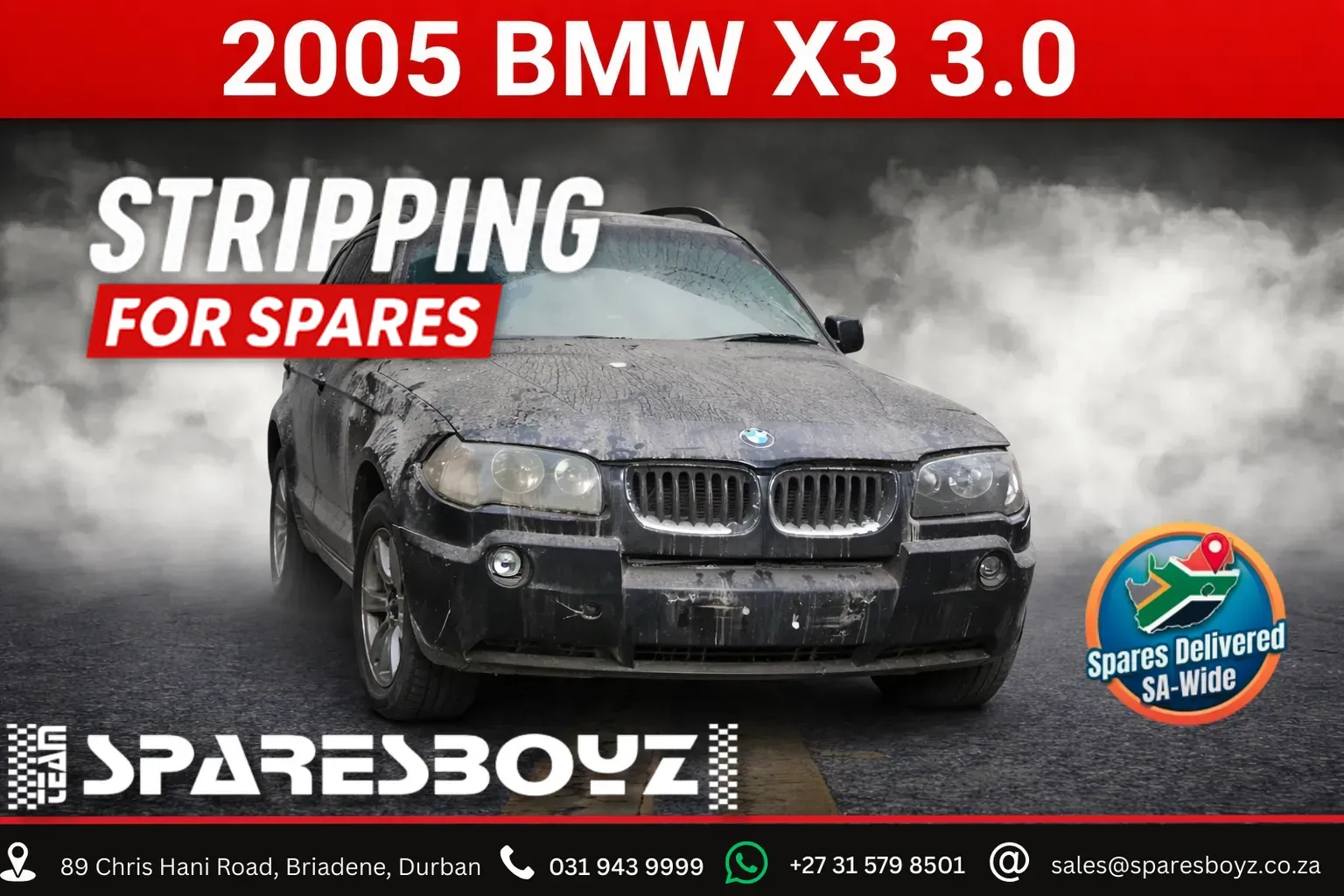 2005 BMW X3 M54 view 1
