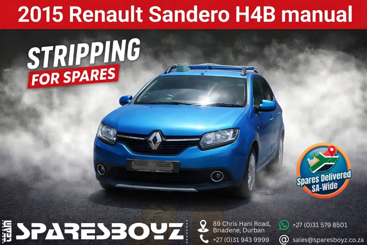 2015 Renault Sandero H4B view 1