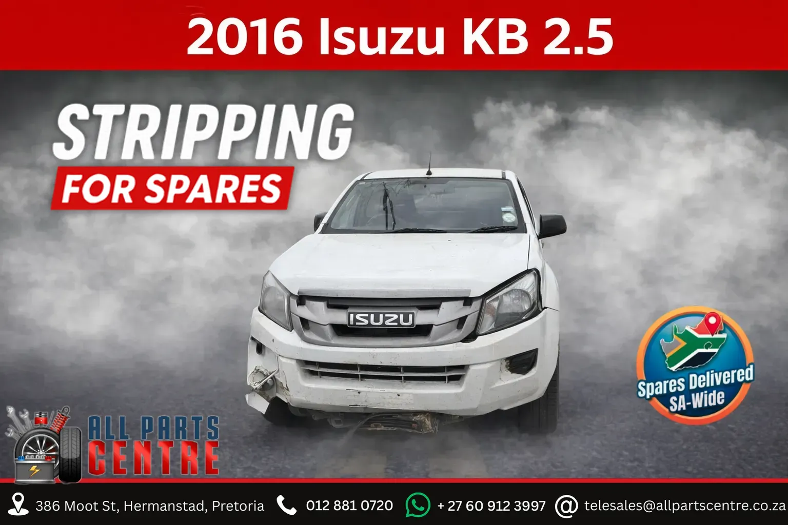 2016 Isuzu KB 4JK1 view 1