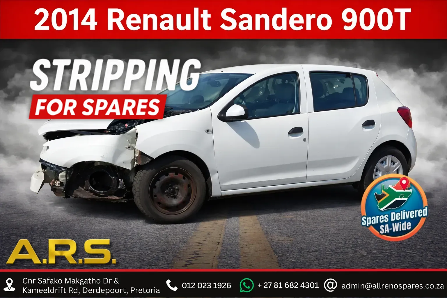 2014 Renault Sandero H4BA400U275418 view 1