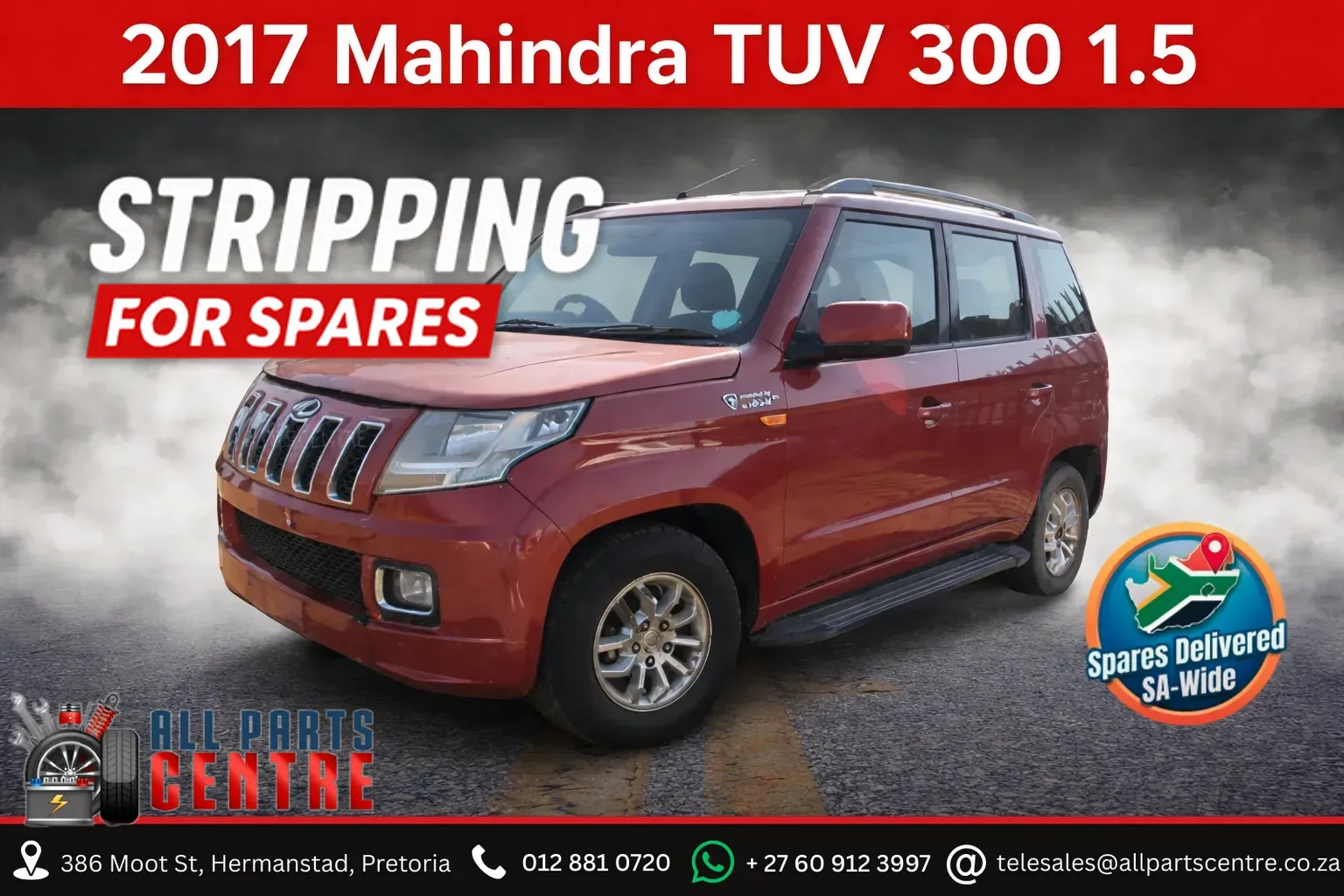 2017 Mahindra TUV 300 1.5 view 1