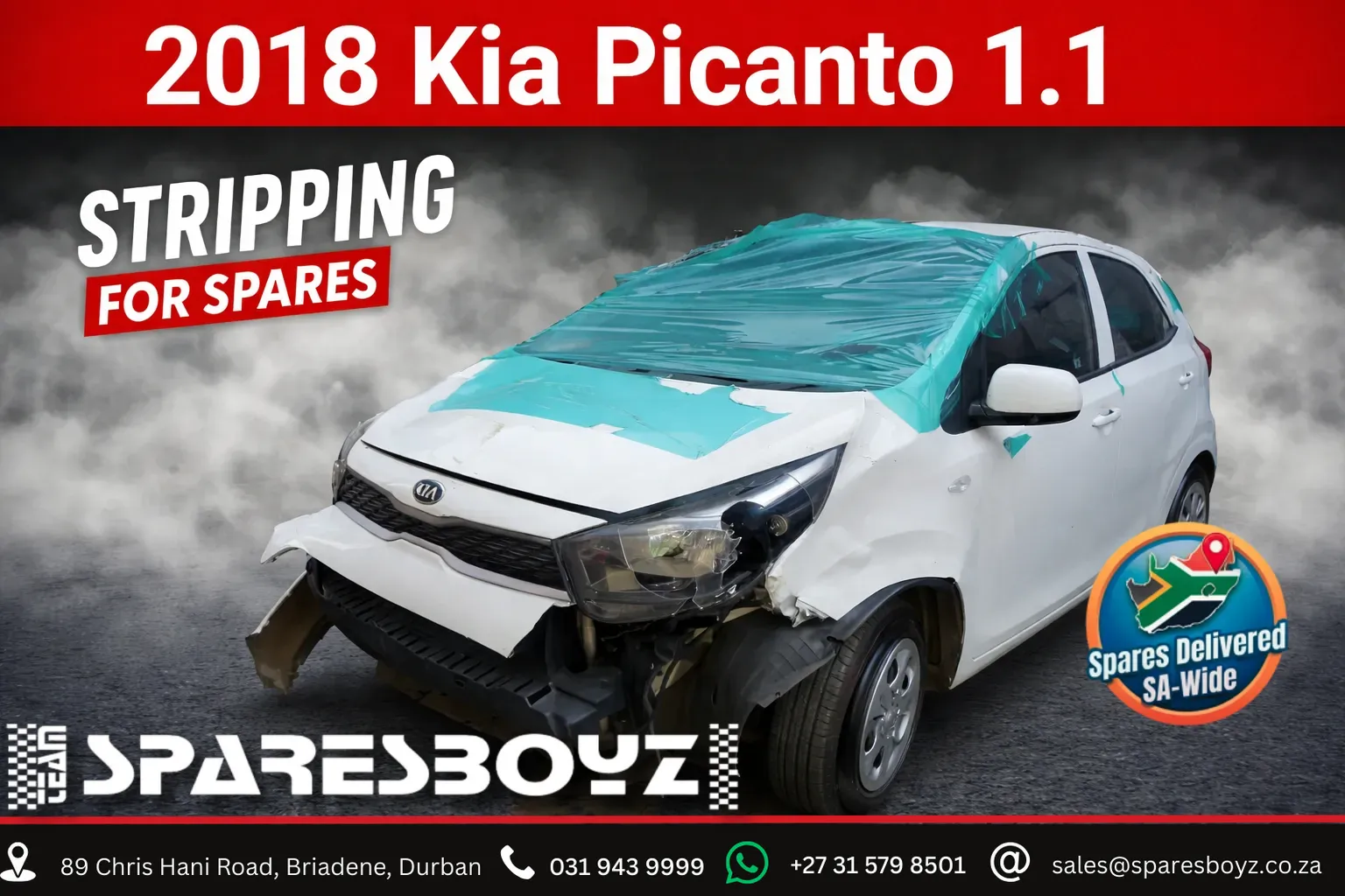 2018 Kia Picanto G3LA view 1