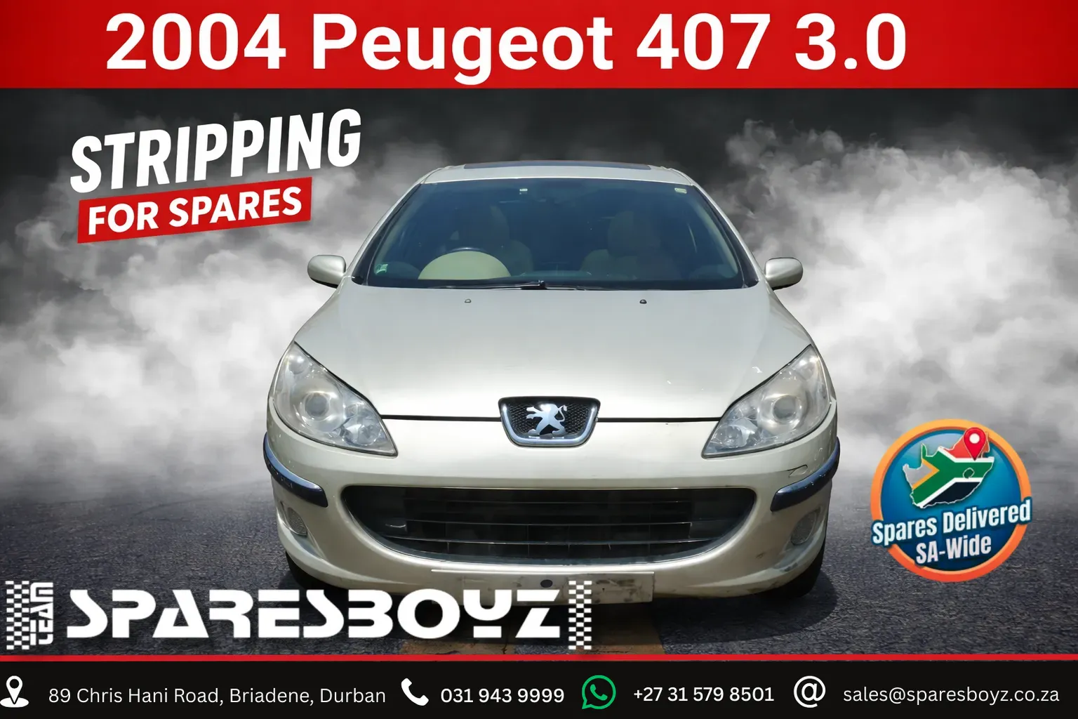 2004 Peugeot 407 10FJ view 1