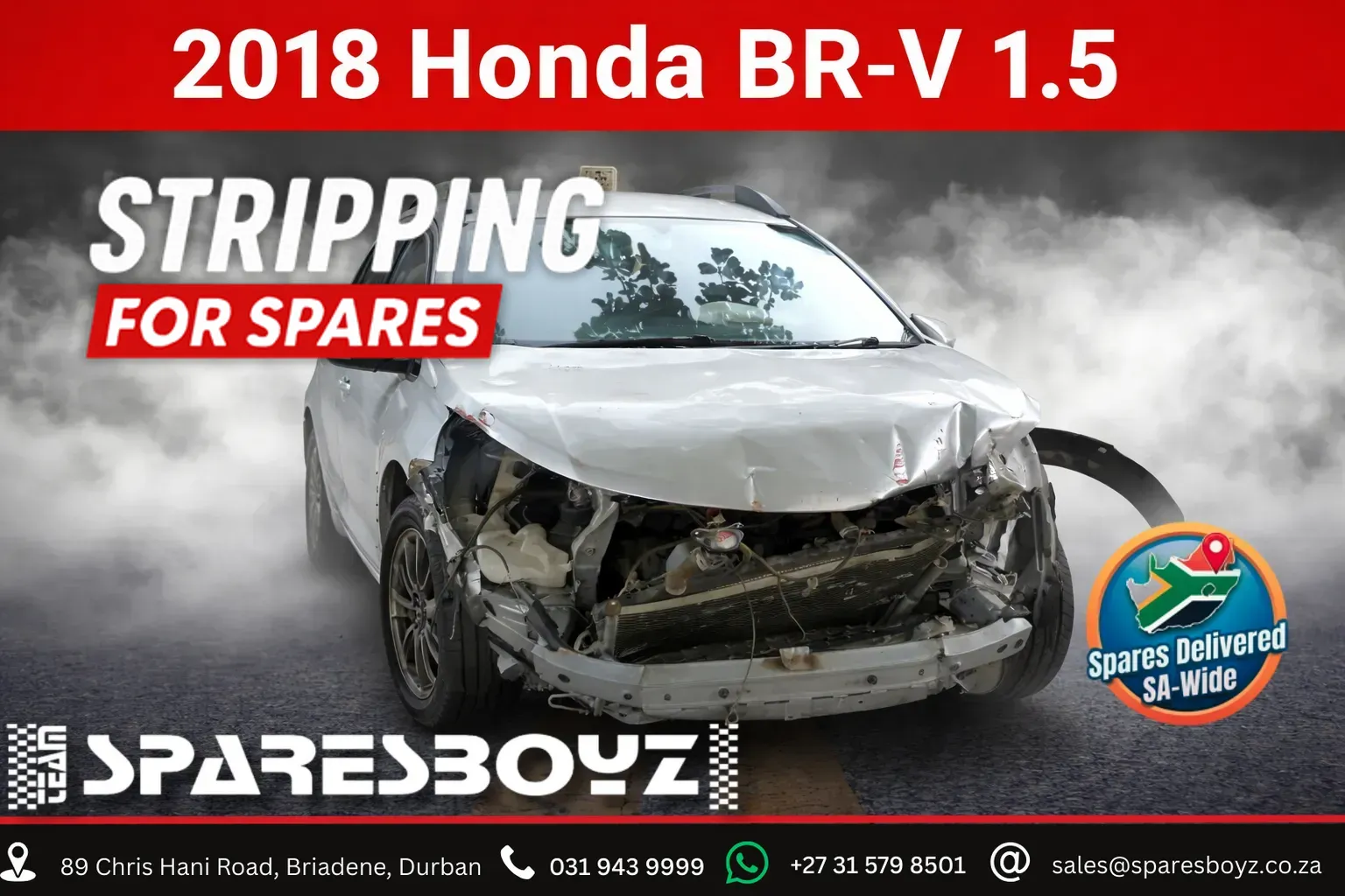 2018 Honda BR-V L15Z1 view 1
