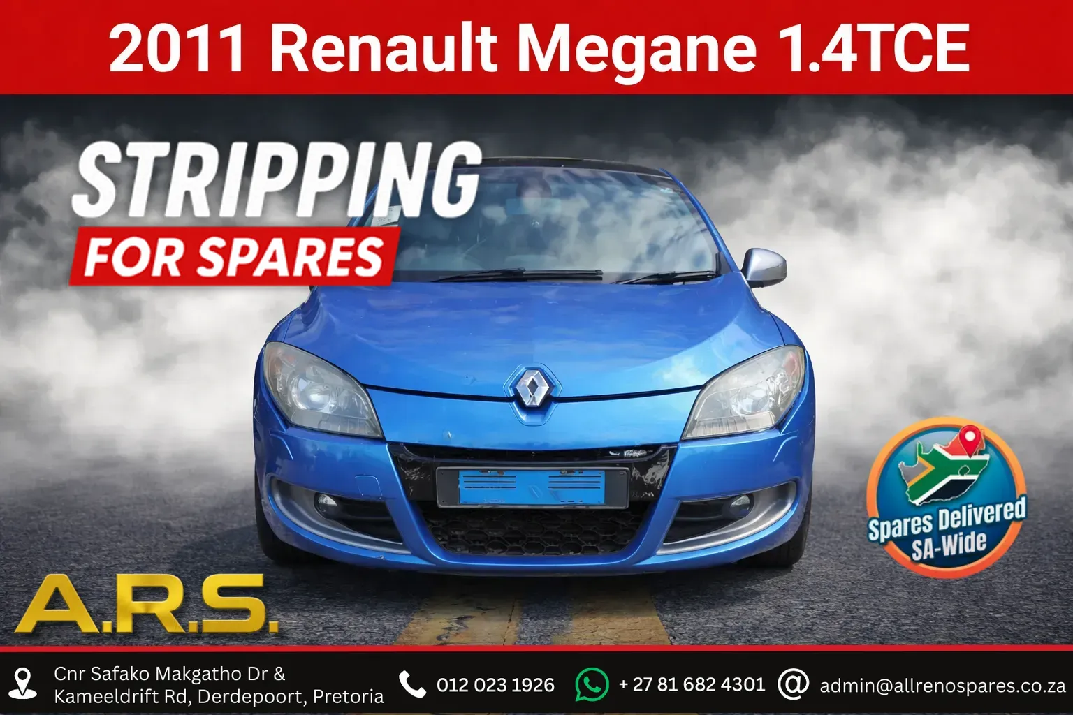 2011 Renault Megane VF1DZ1V0645304135 view 1