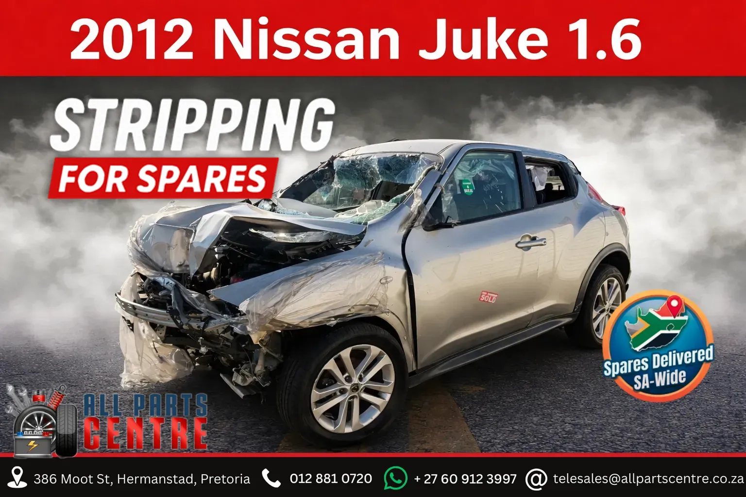 2012 Nissan Juke HR16 view 1